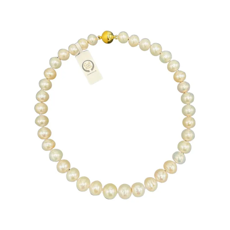 141-01 | WHITE EDISON PEARL SINGLE STRAND