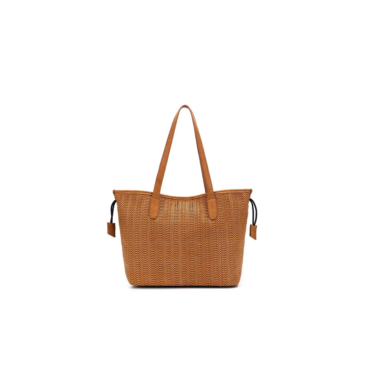 2 Piece Handbag Set - Tan