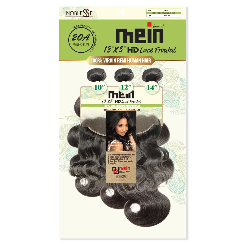 20A Body Wave 3 pcs   13 x 5 closure