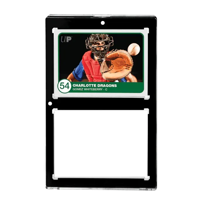 35PT 2-Card Black Border UV ONE-TOUCH Magnetic Holder