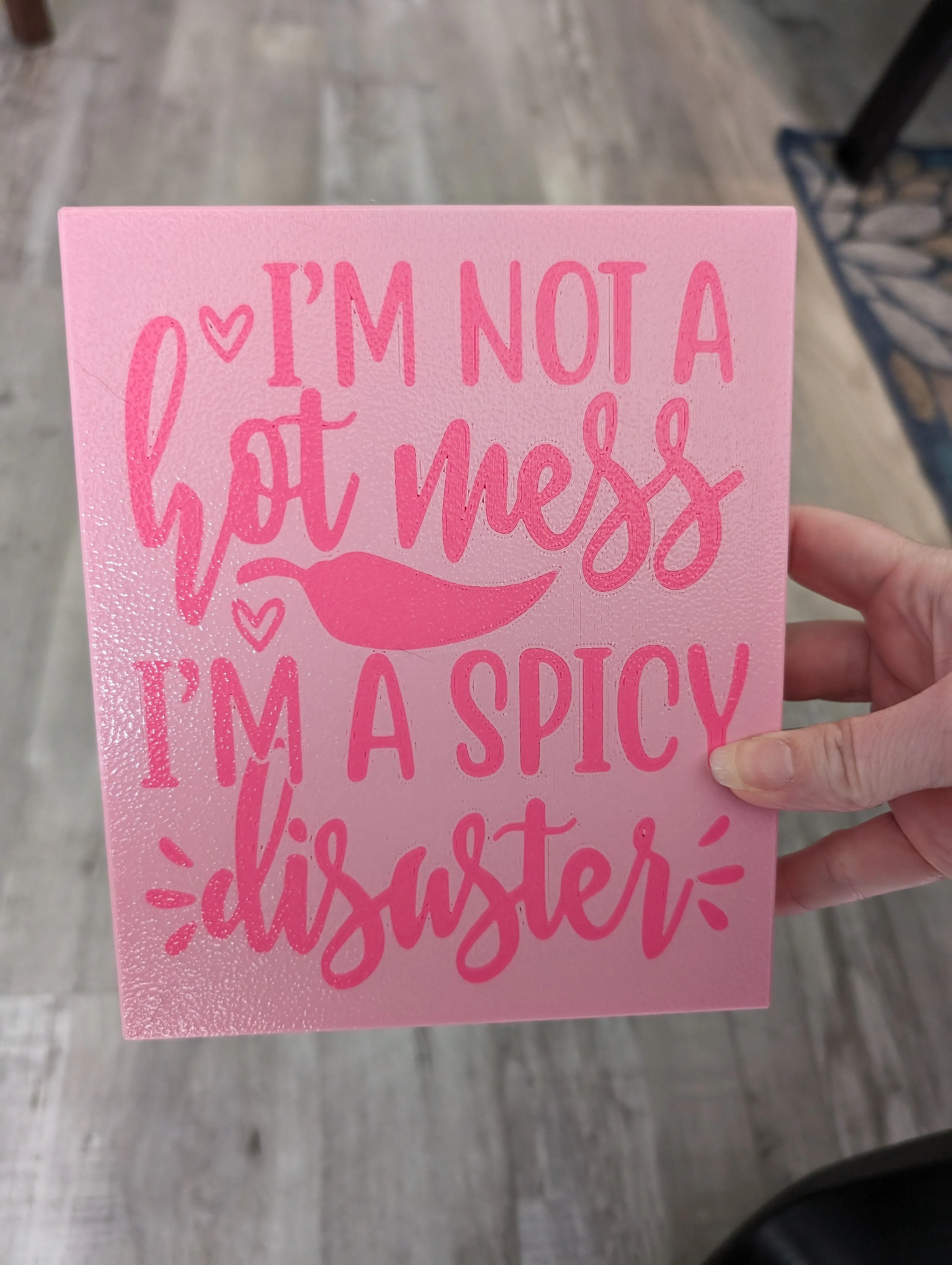 3D printed Notions Box--Spicy Disaster