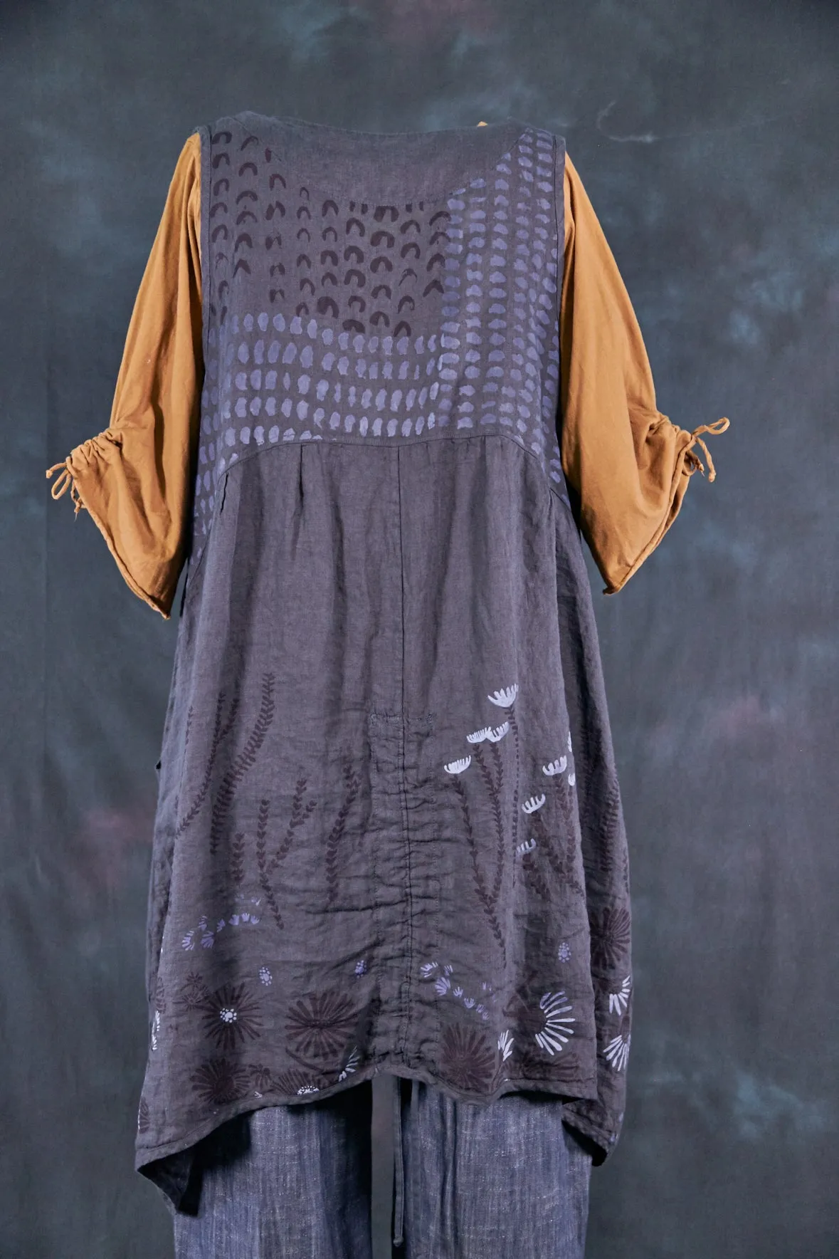 6204 Cottage Jumper-Lux- Blue on Blue