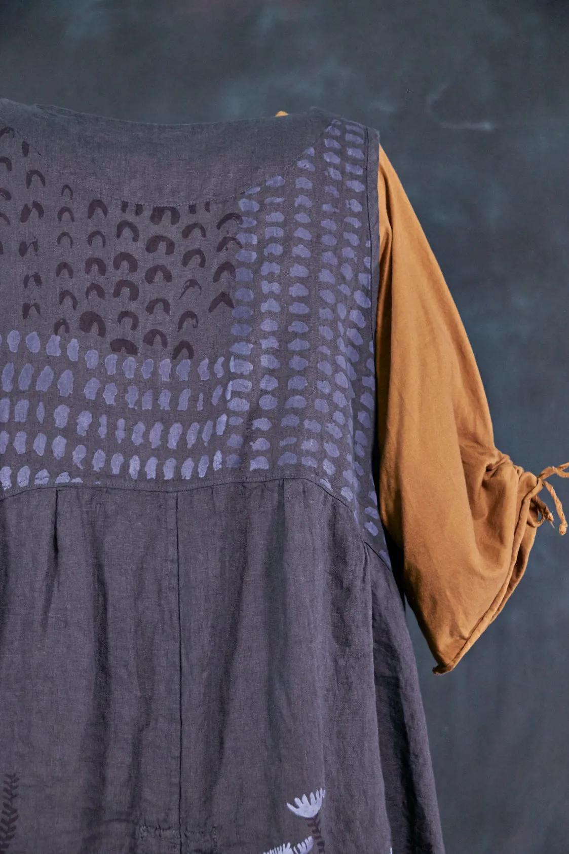 6204 Cottage Jumper-Lux- Blue on Blue