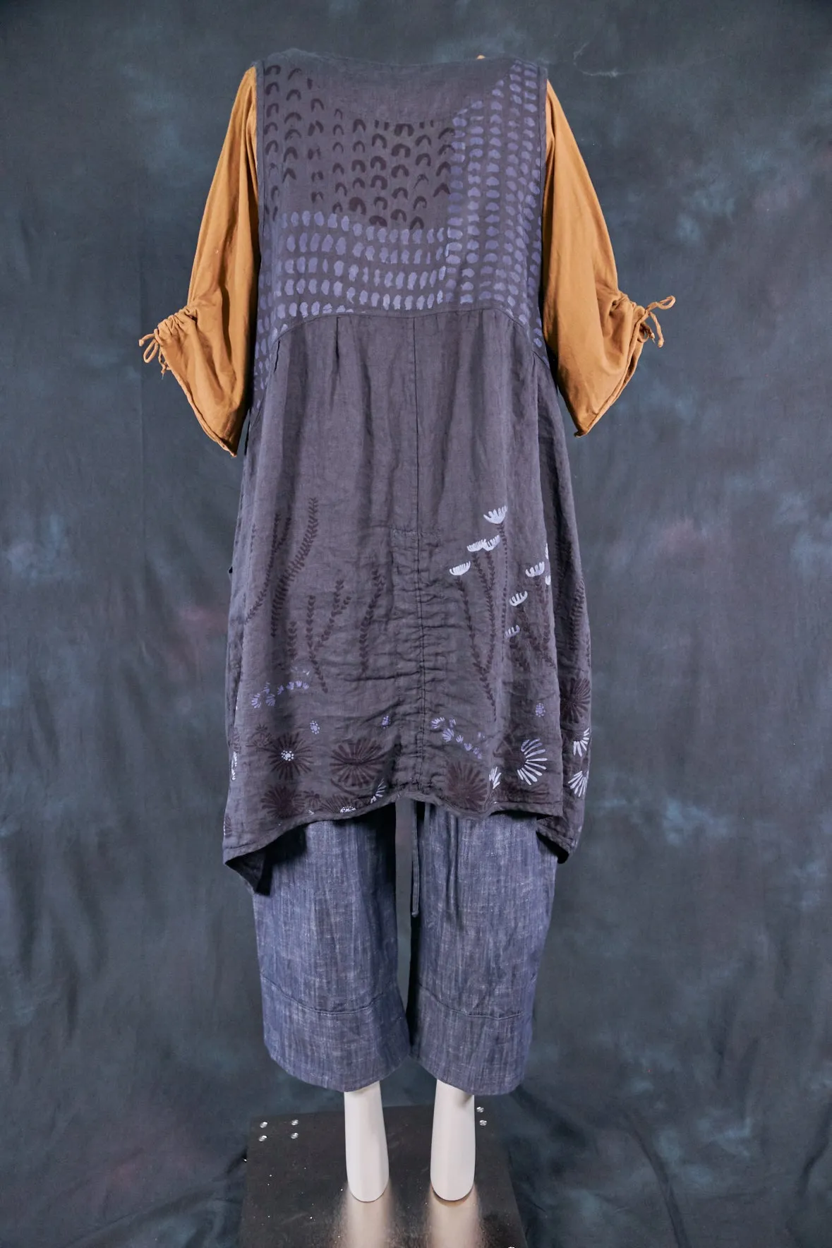 6204 Cottage Jumper-Lux- Blue on Blue