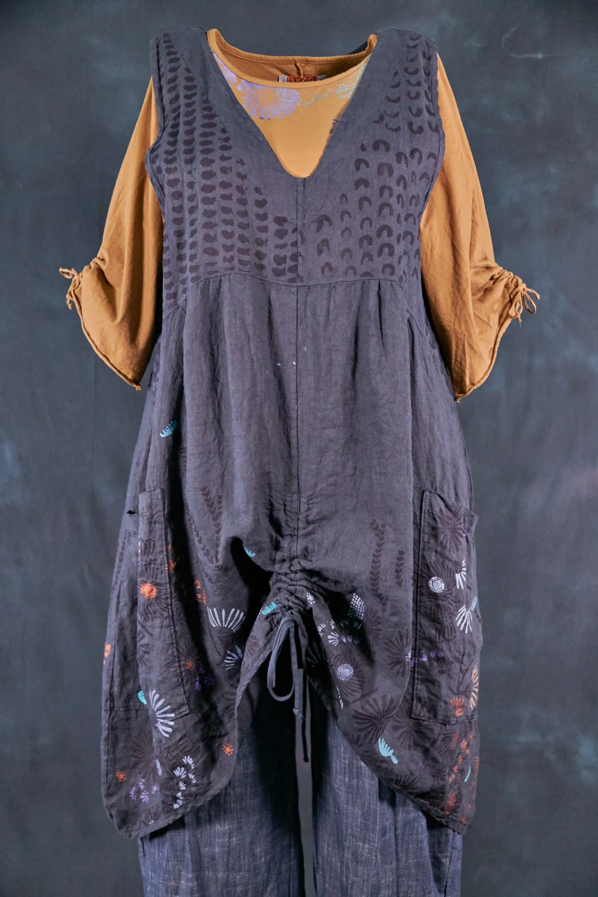 6204 Cottage Jumper-Lux- Blue on Blue