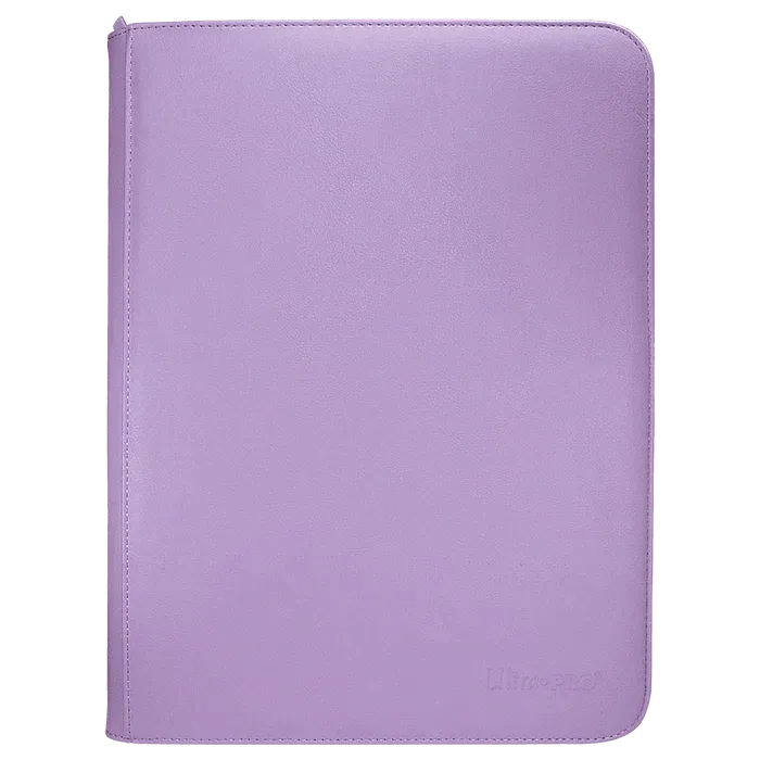 9-Pocket Vivid Zippered PRO-Binder Purple