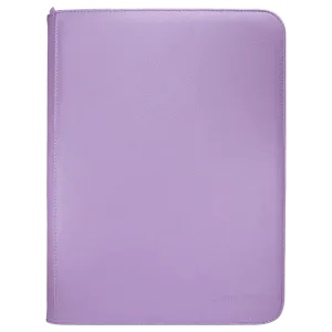 9-Pocket Vivid Zippered PRO-Binder Purple