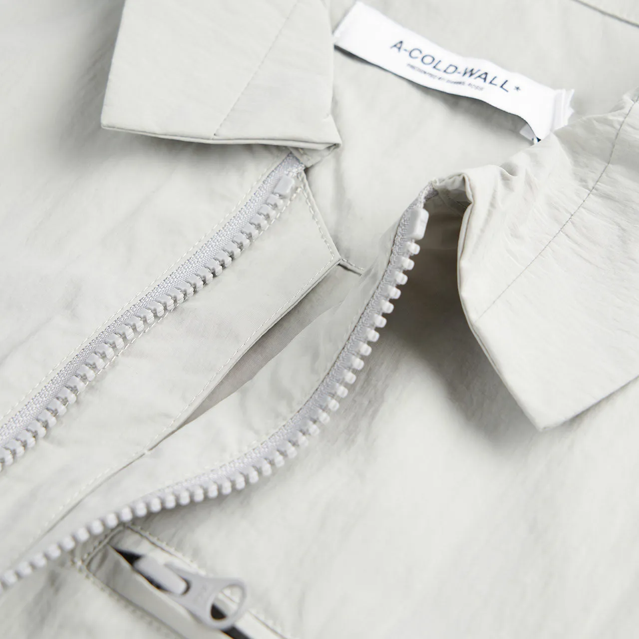 a-cold-wall* gaussian overshirt (light grey)