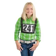 AC35-8100-XS-S-Black Exhibitor Number Harness
