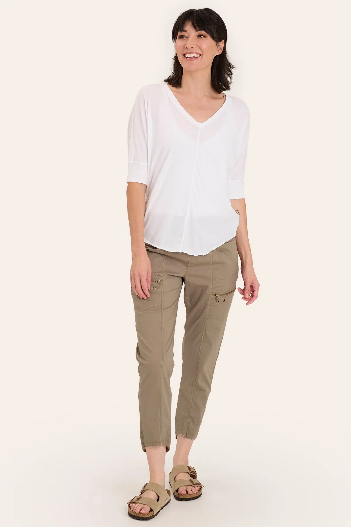 Acker Zipper Slim Pant