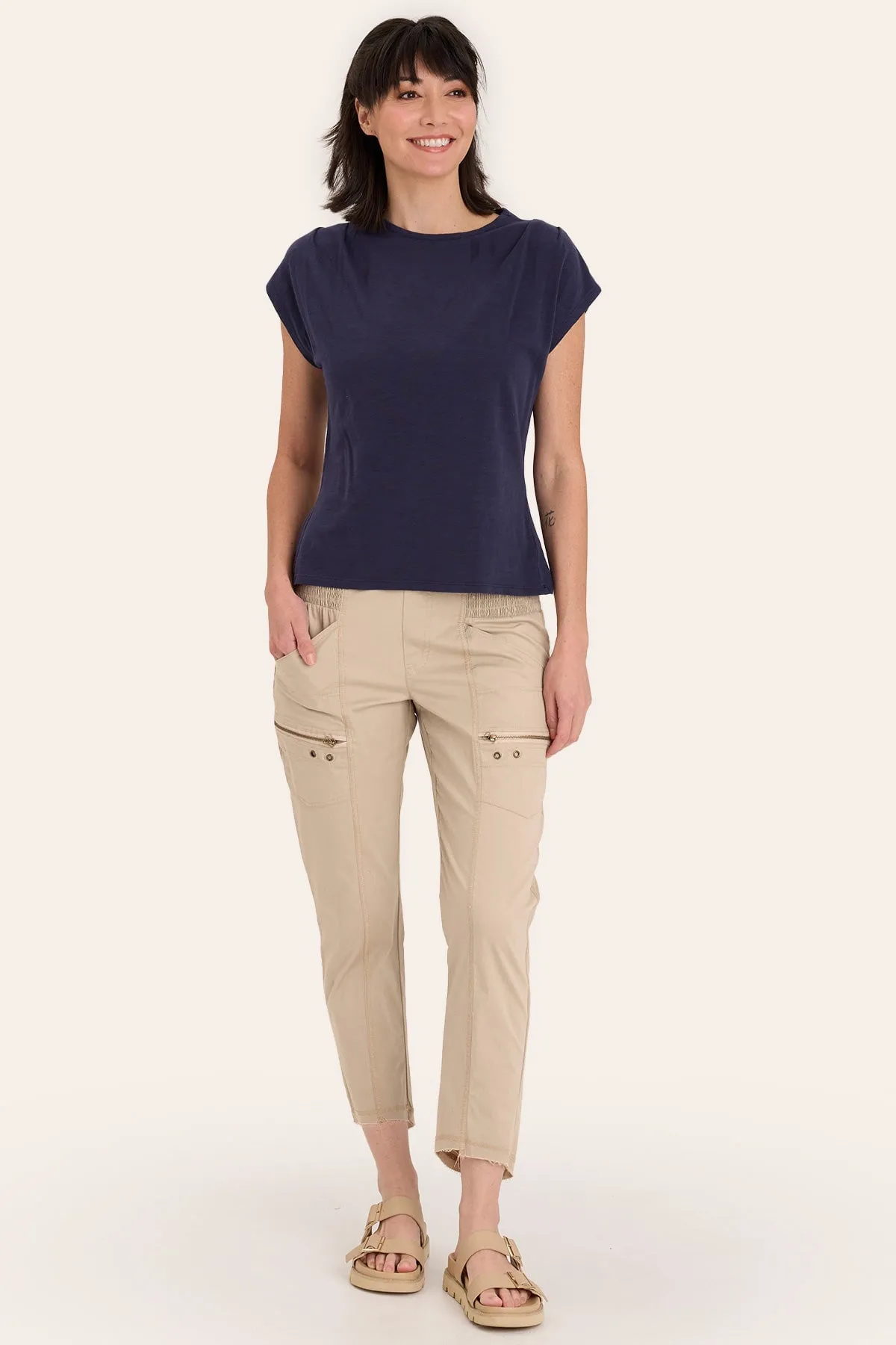Acker Zipper Slim Pant