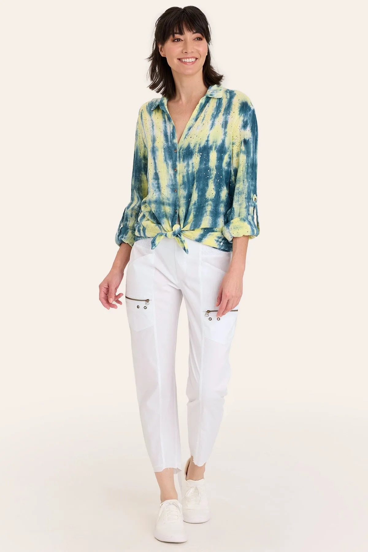 Acker Zipper Slim Pant