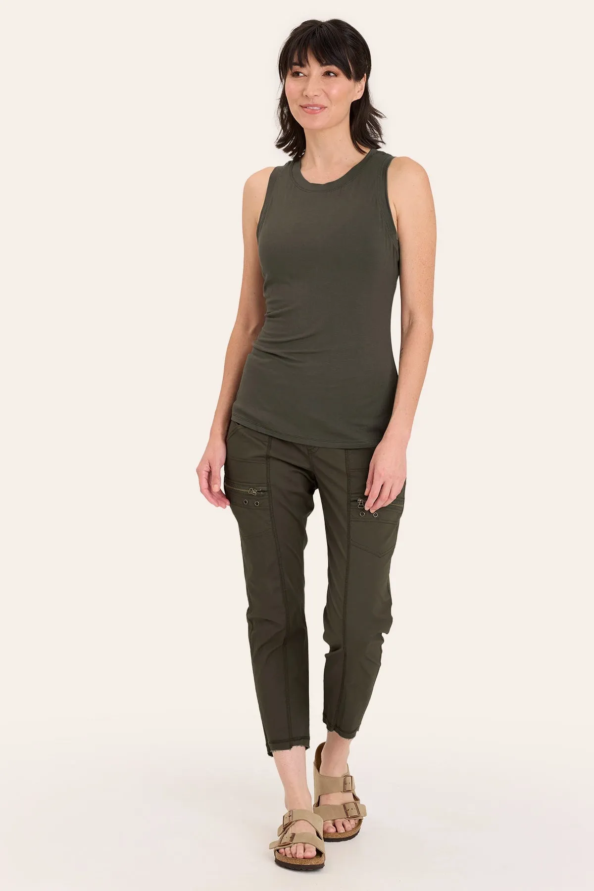 Acker Zipper Slim Pant