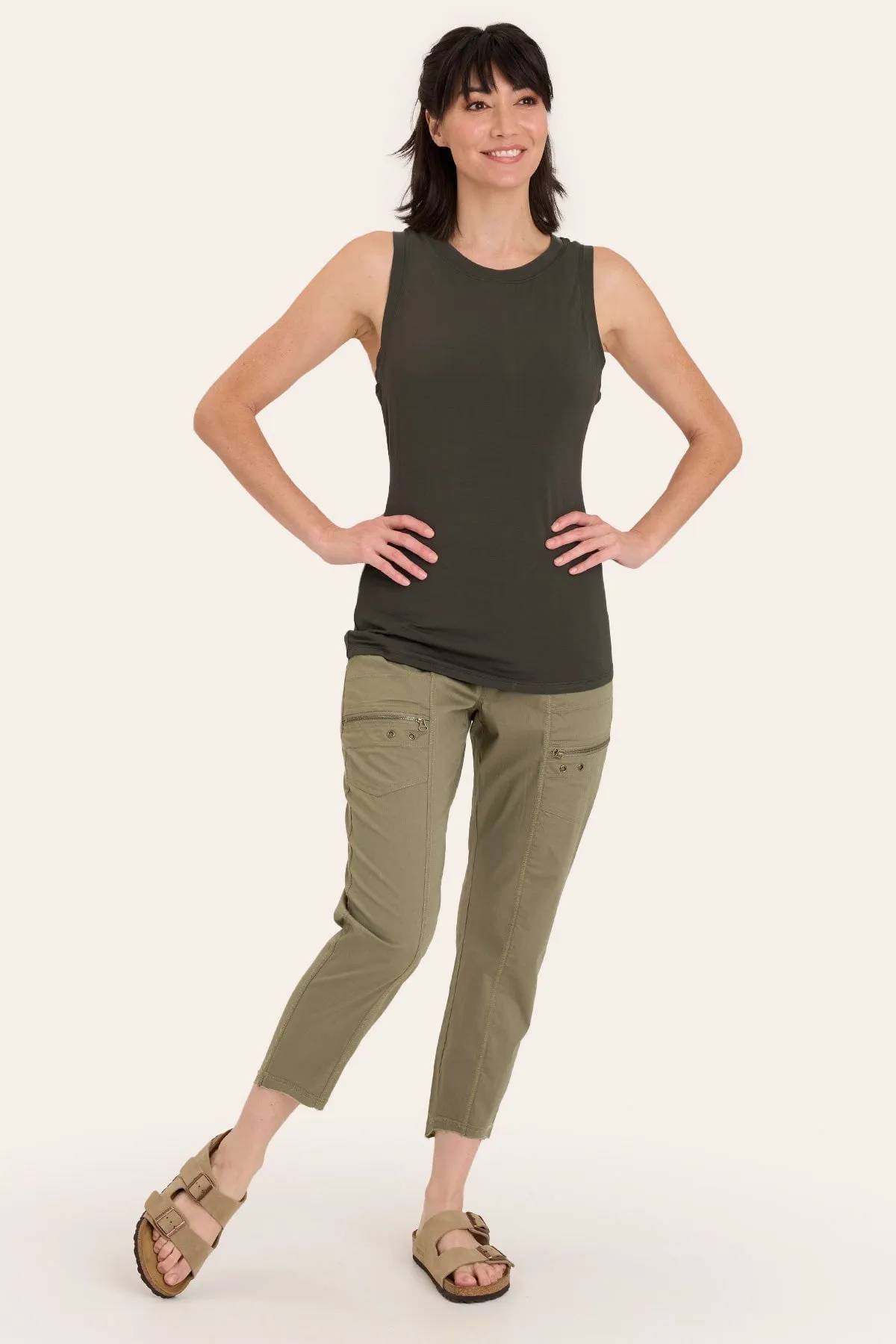 Acker Zipper Slim Pant