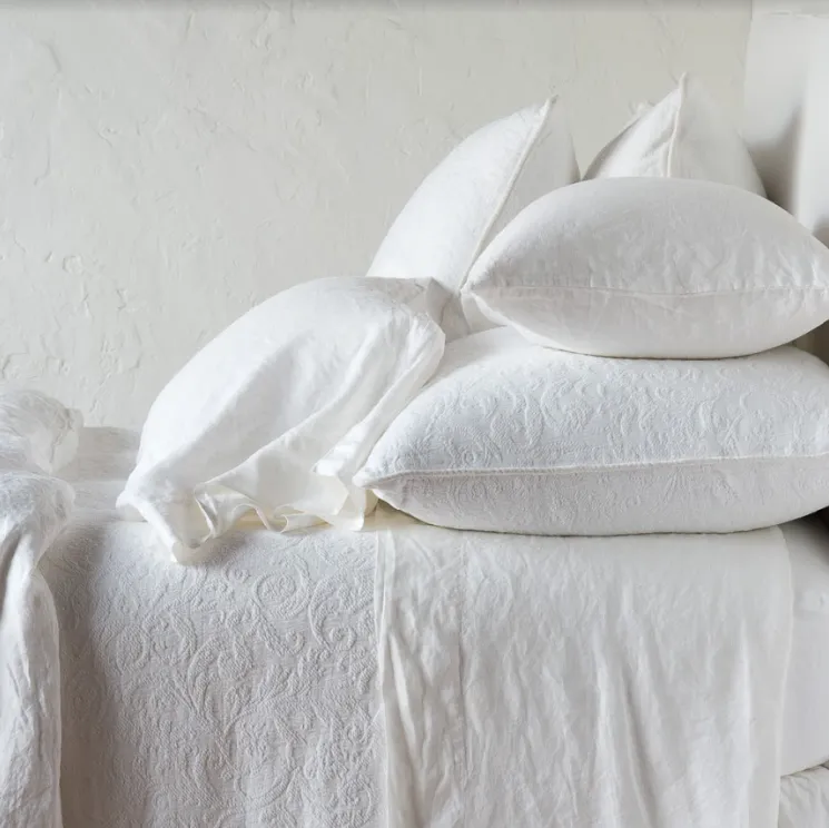 Adele Deluxe Sham - Winter White