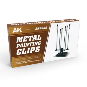 AK Interactive Airbrush Magnetic Metal Painting Clips