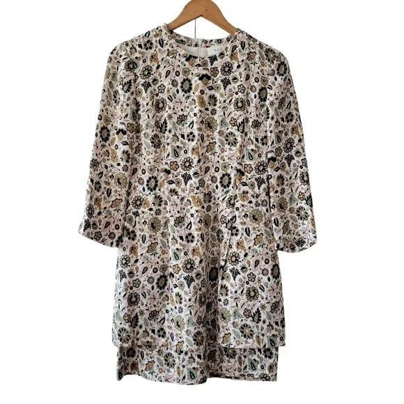 A.L.C. Tordi Floral Silk Mini Dress