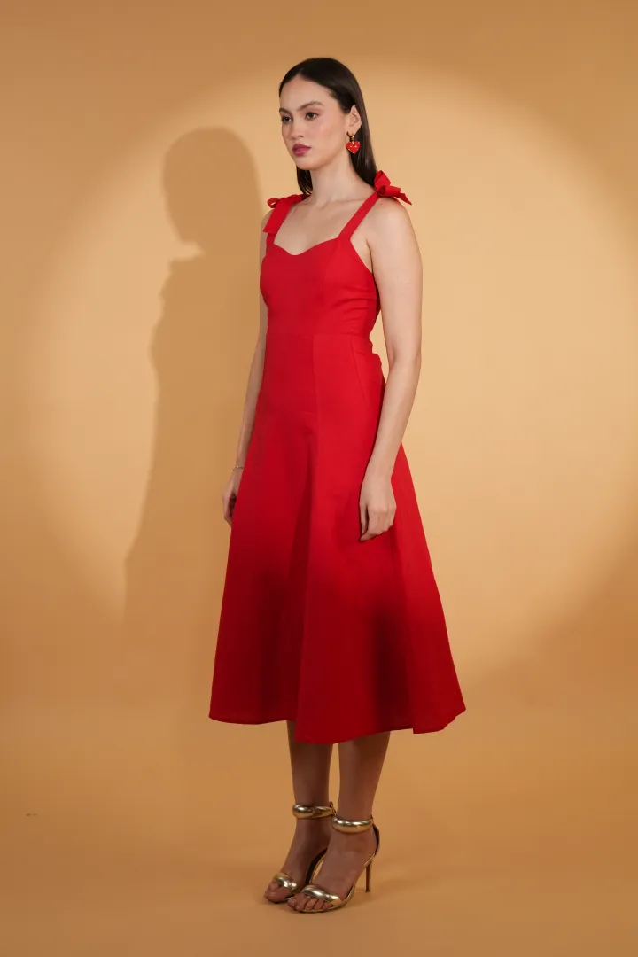 Alessandra Linen Dress
