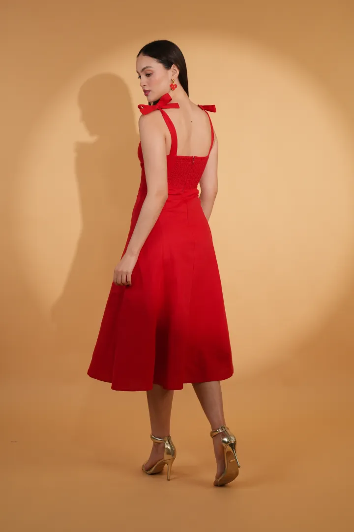 Alessandra Linen Dress