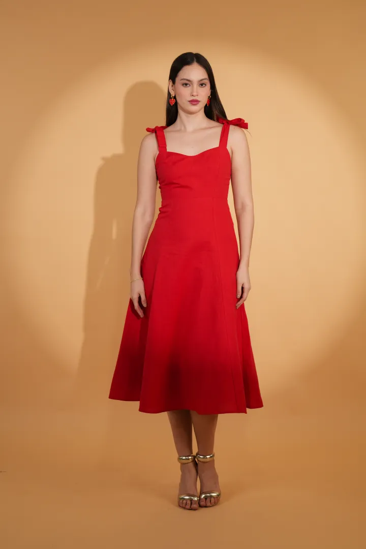 Alessandra Linen Dress