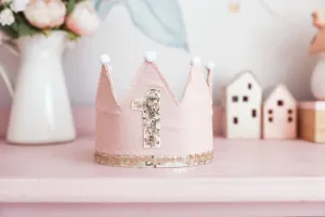 Alimrose 1st Birthday Crown - Pink