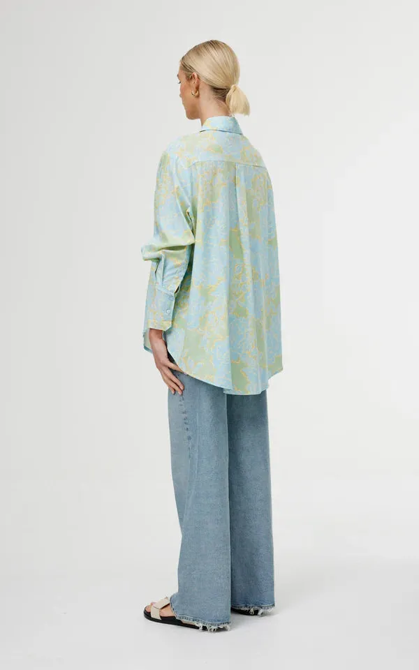 Alma Shirt - Ocean Bloom