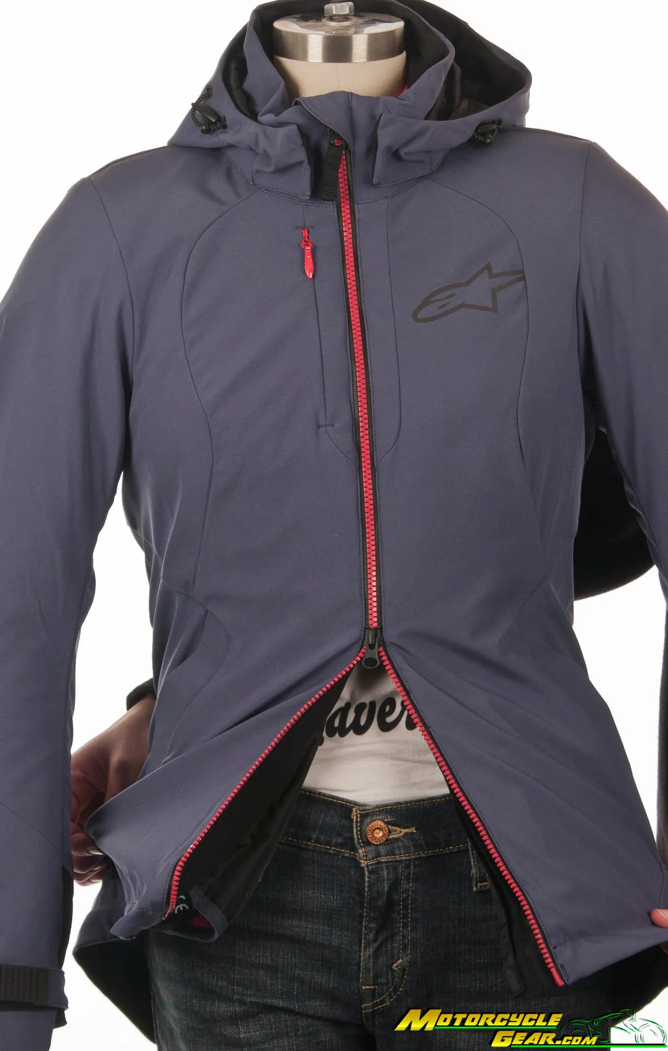 Alpinestars Stella Moony Drystar Jacket ~ 2822-1229; Slate Coral, Size Small (SC2S)