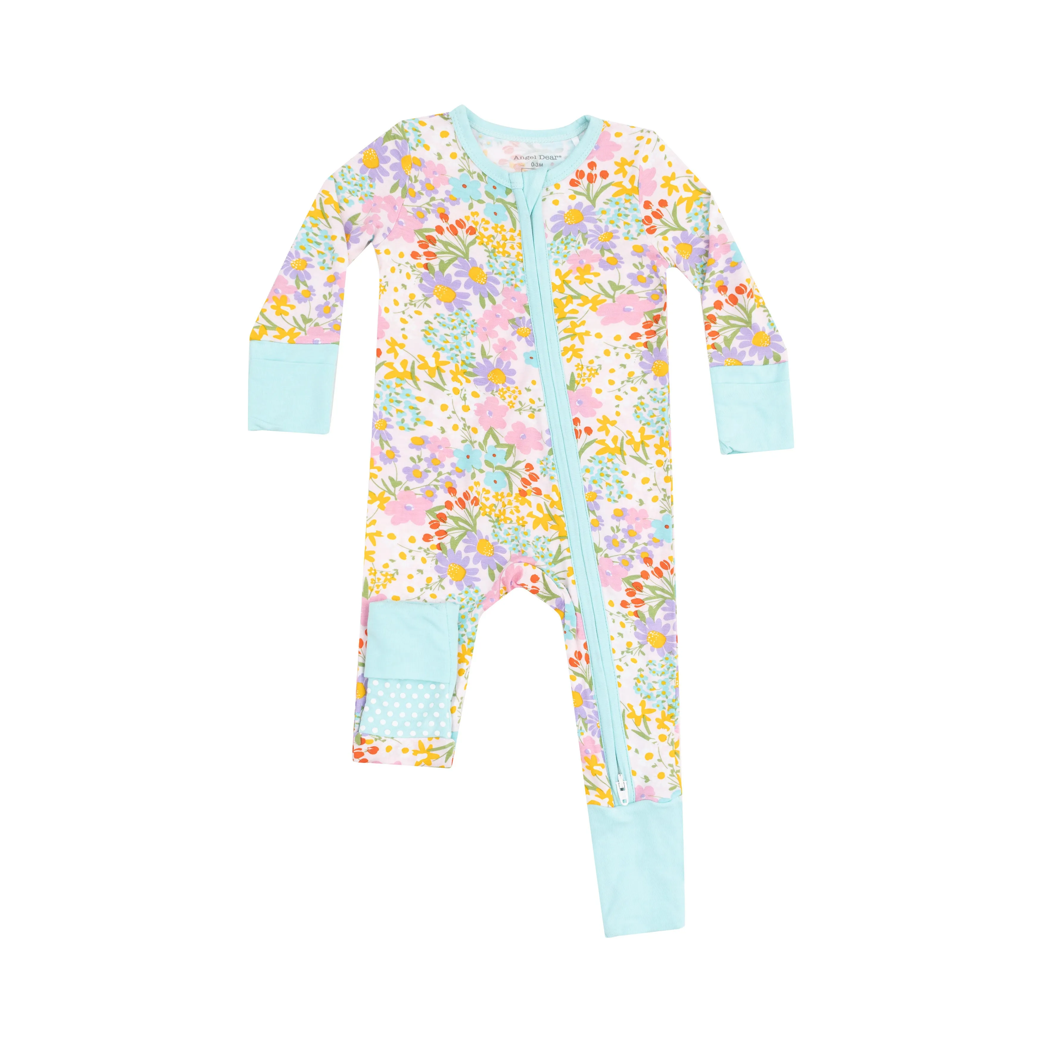 Angel Dear || Amelia Floral 2 Way Zipper Romper