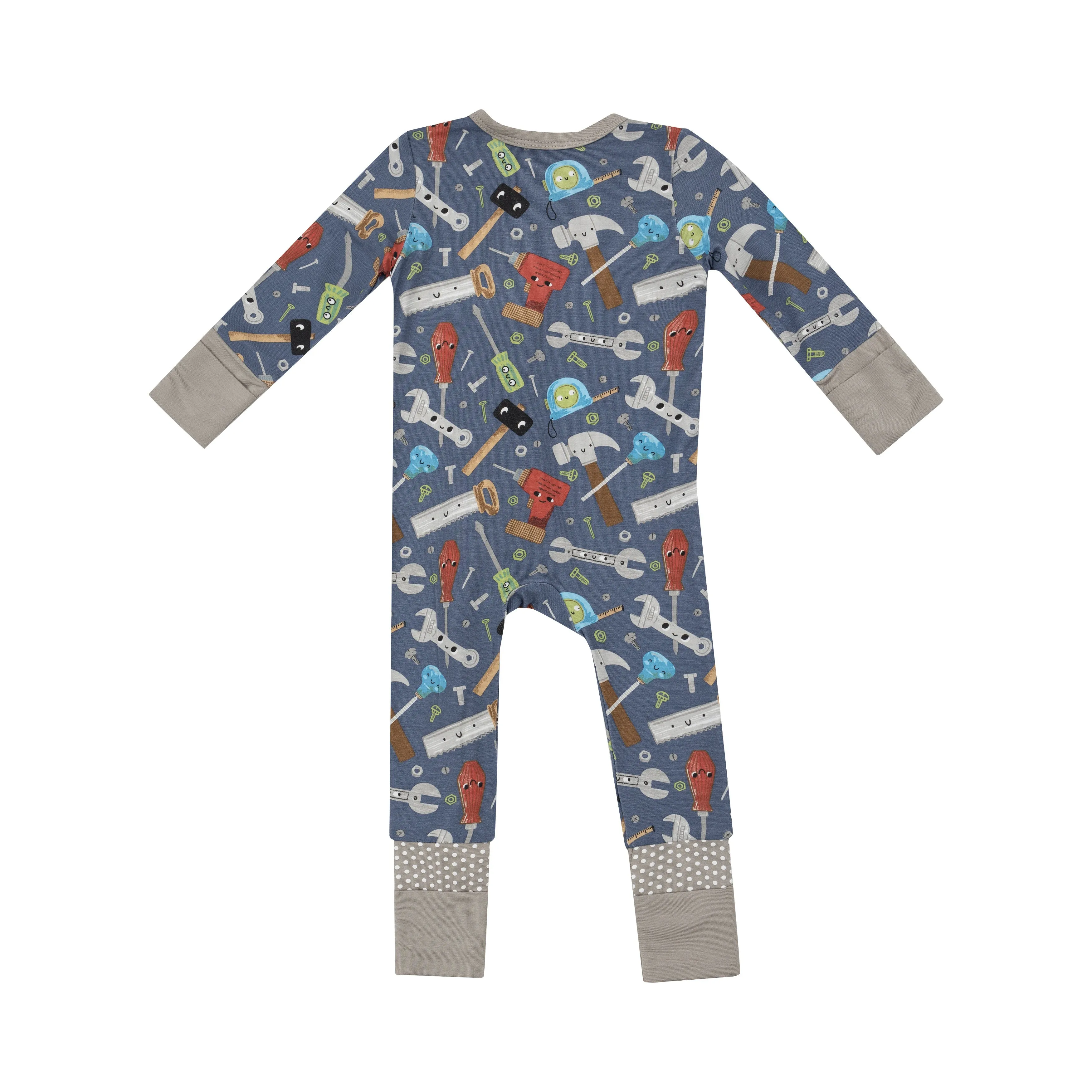 Angel Dear || Happy Toolbox 2 Way Zipper Romper
