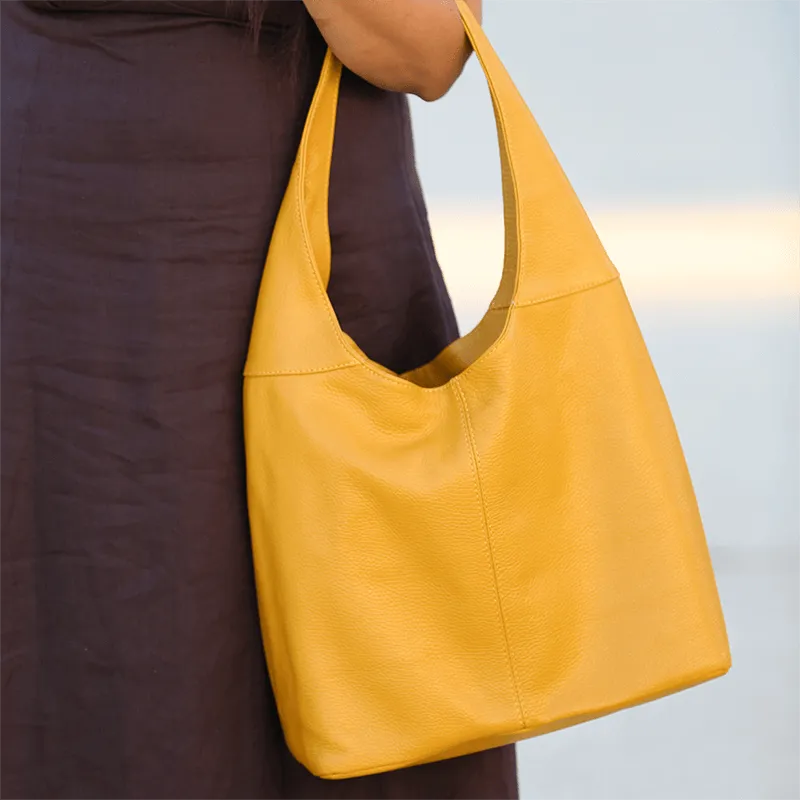 Anna Leather Shoulder Bag