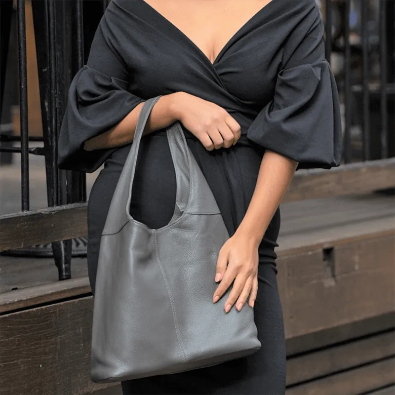 Anna Leather Shoulder Bag