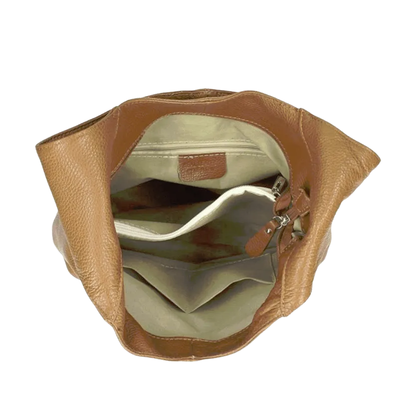 Anna Leather Shoulder Bag