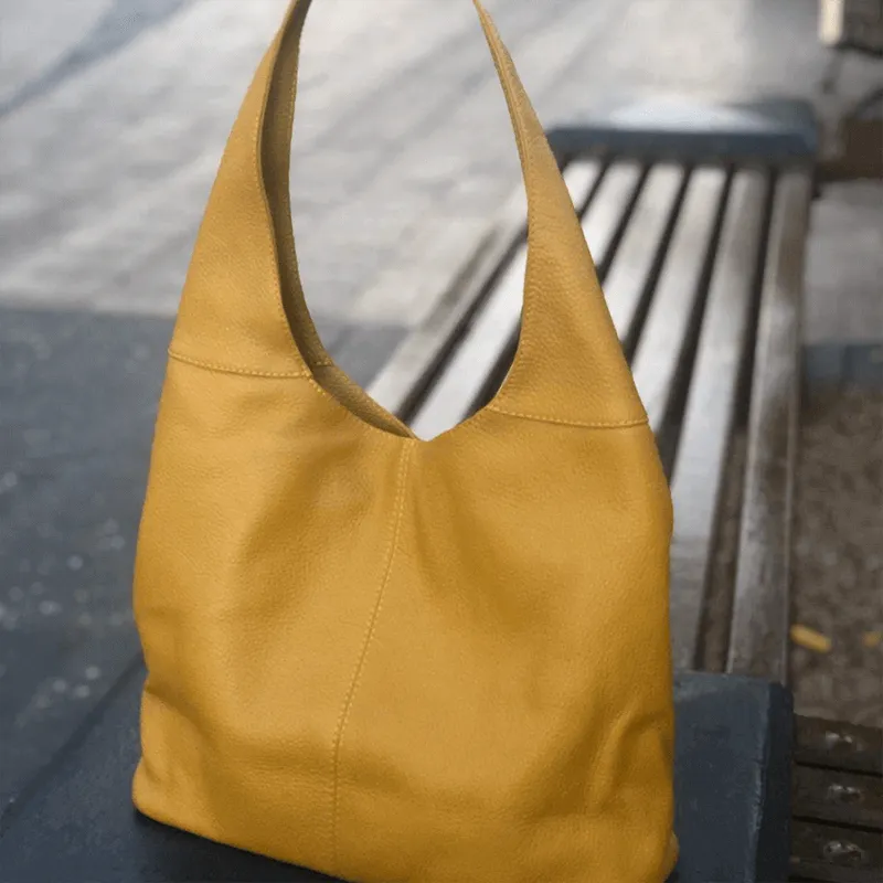 Anna Leather Shoulder Bag