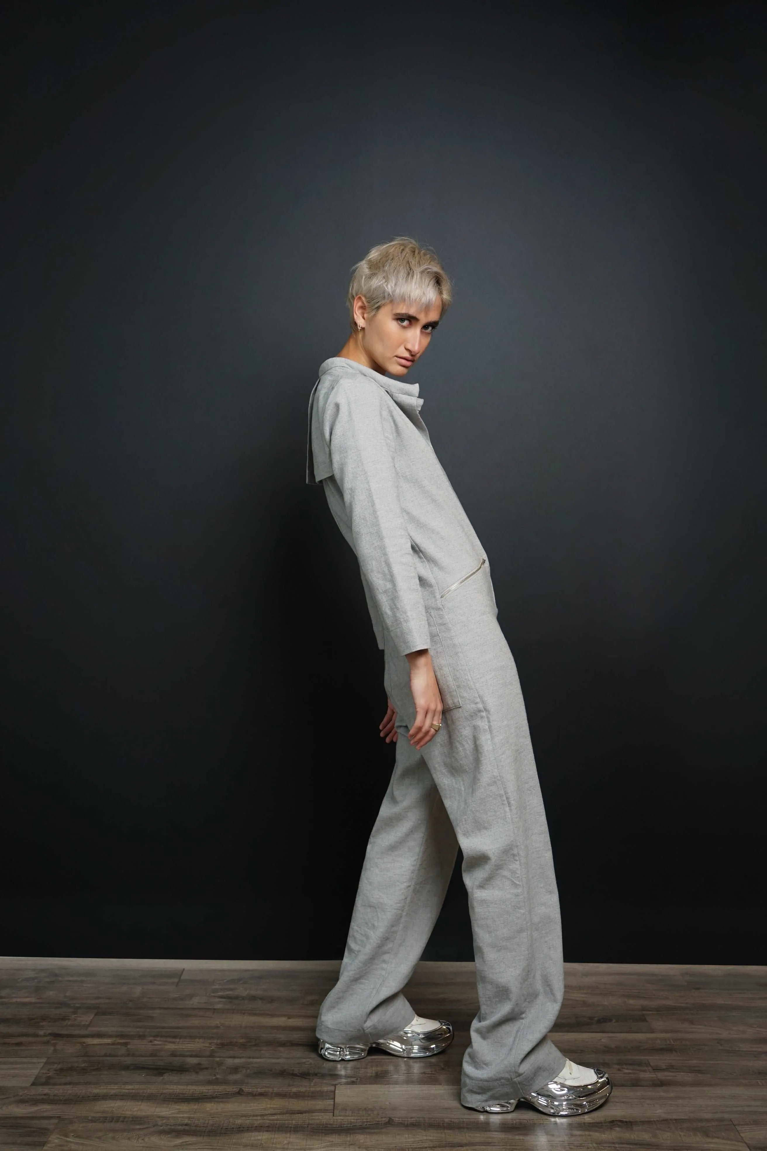 Ash Gray Jumpsuit