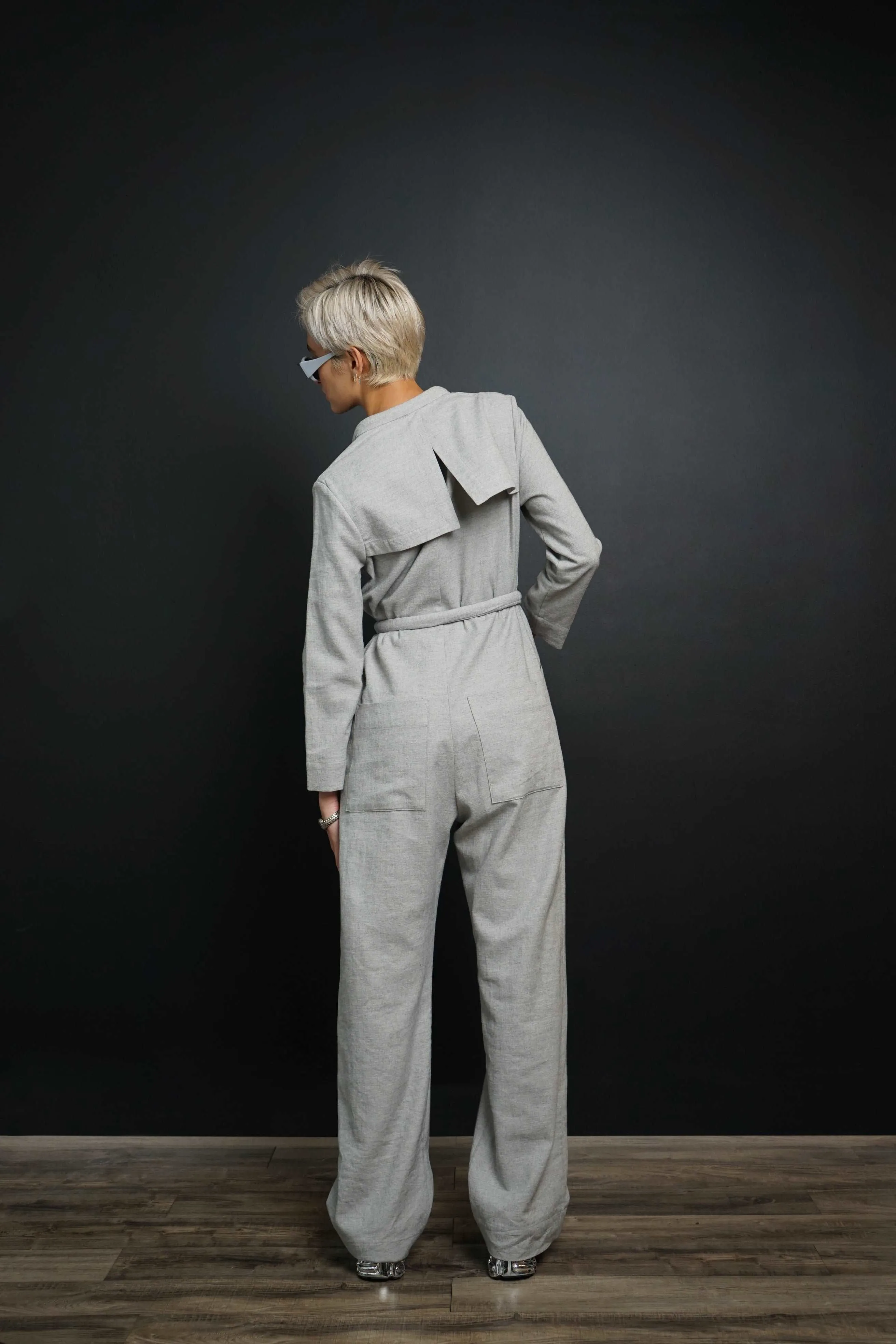 Ash Gray Jumpsuit