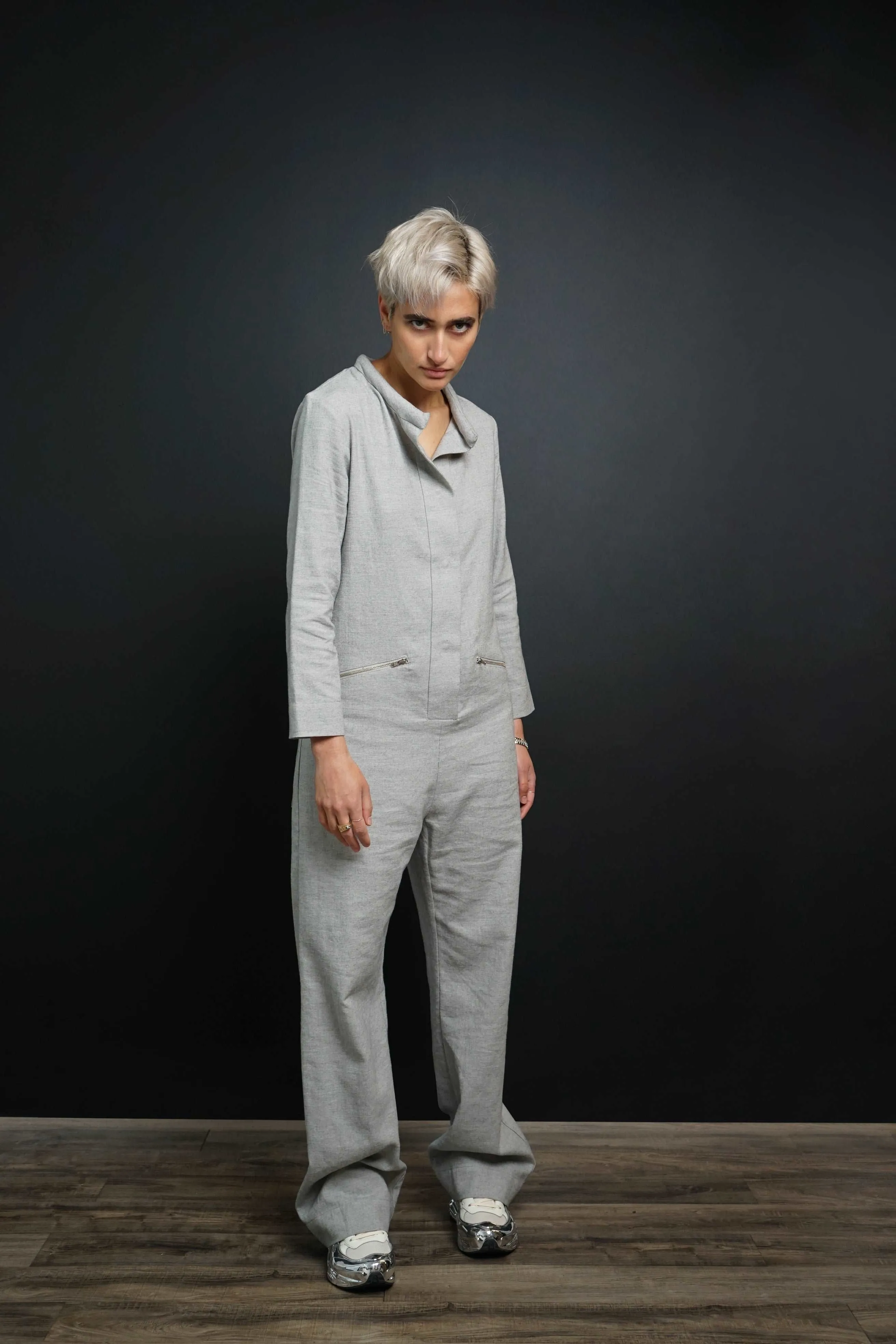 Ash Gray Jumpsuit