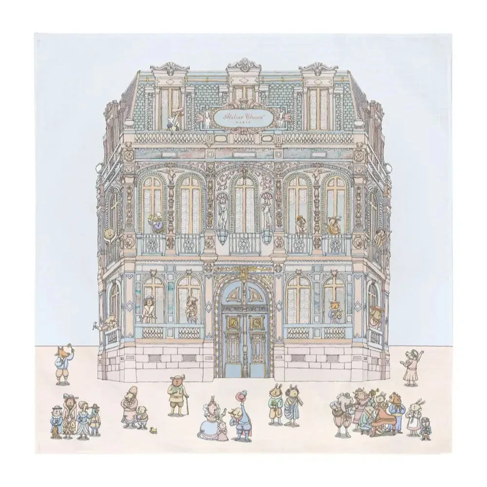 Atelier Choux Paris Organic Cotton Carrés, Chateau Choux®