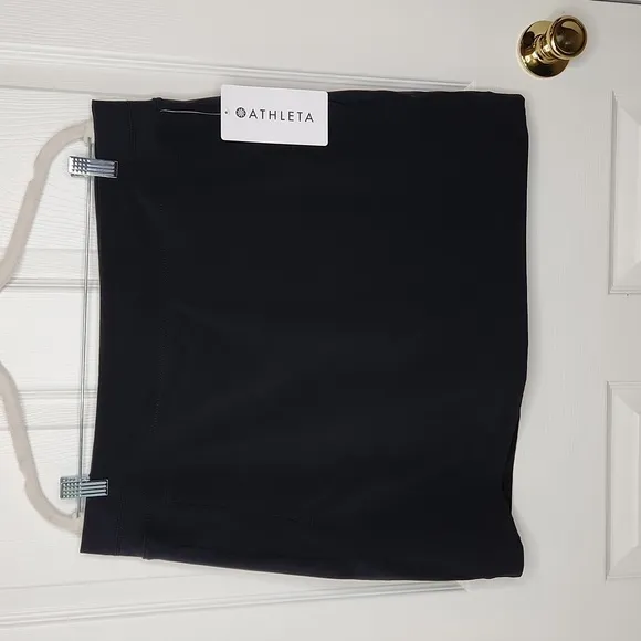 Athleta Brooklyn 16&quot; Black Skort Skirt Size 16T Tennis Golf Running Outdoor