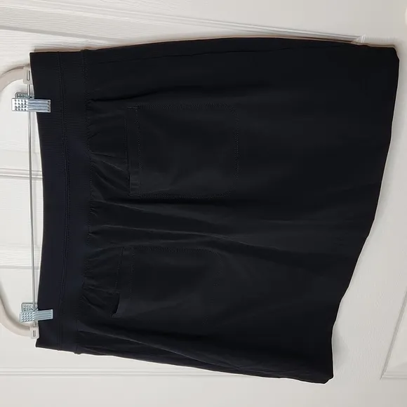 Athleta Brooklyn 16&quot; Black Skort Skirt Size 16T Tennis Golf Running Outdoor