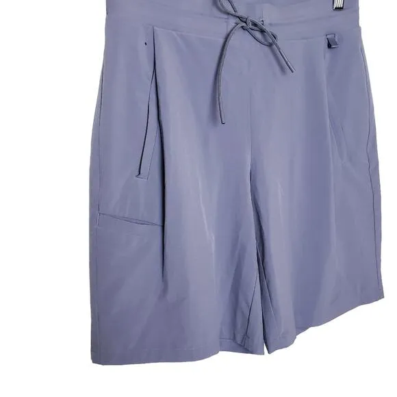 Athleta Size 4 Venture Bermuda Short Drawcord High Rise Pockets Tempest Violet