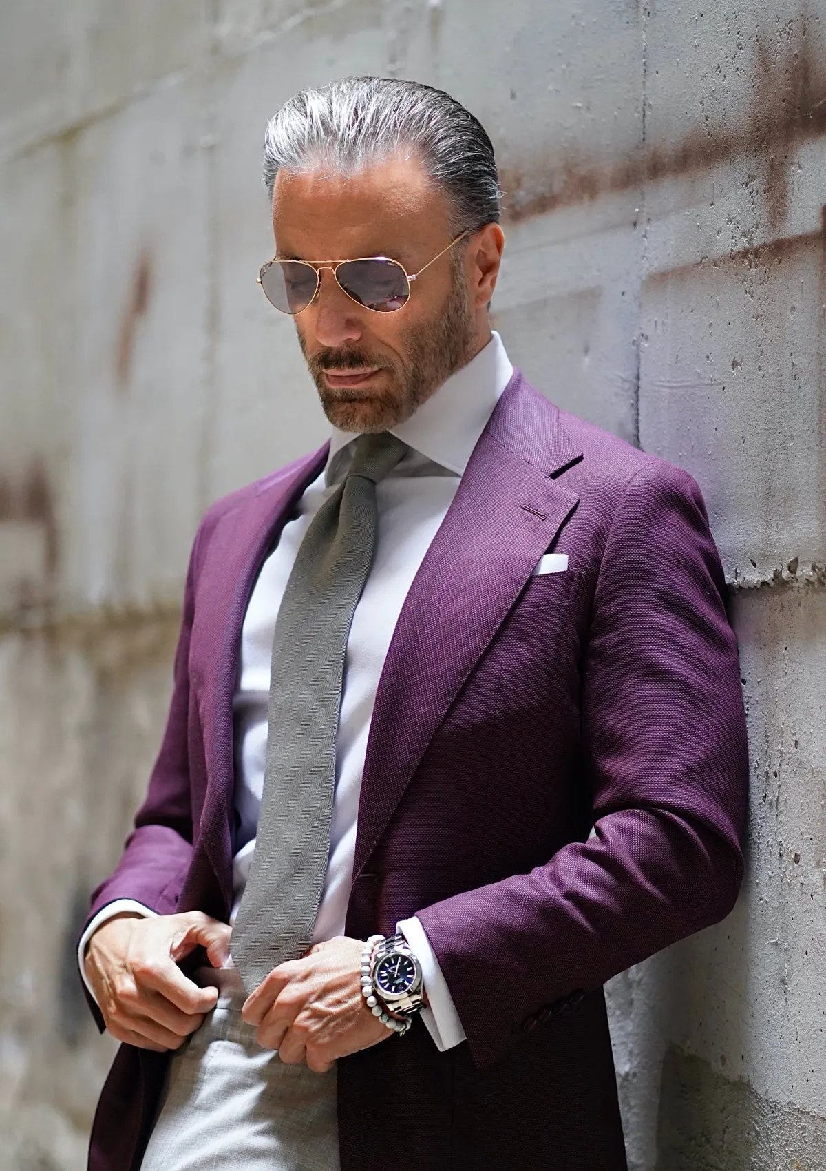 Aubergine Mesh Jacket