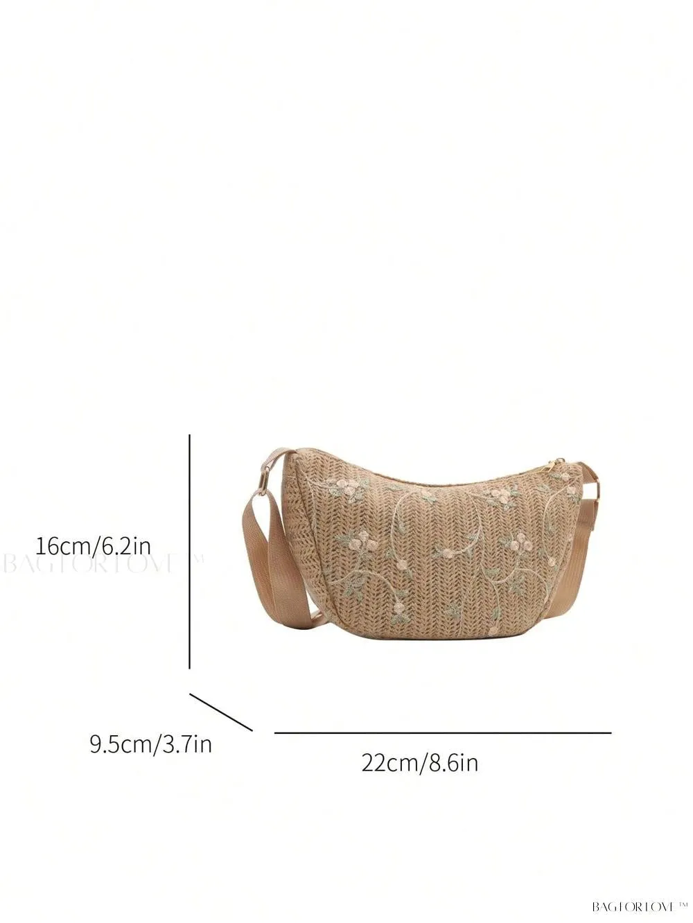 BagForLove - Trendy Woven Beach Tote, Minimalist Design for Women
