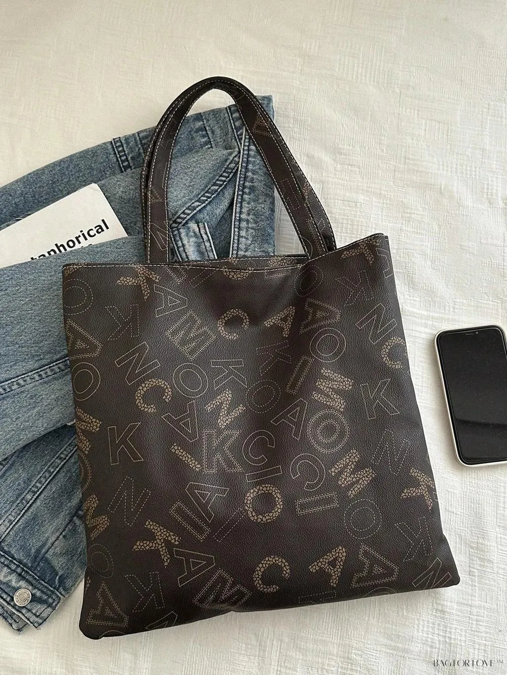 BagForLove - Trendy Woven Beach Tote, Minimalist Design for Women