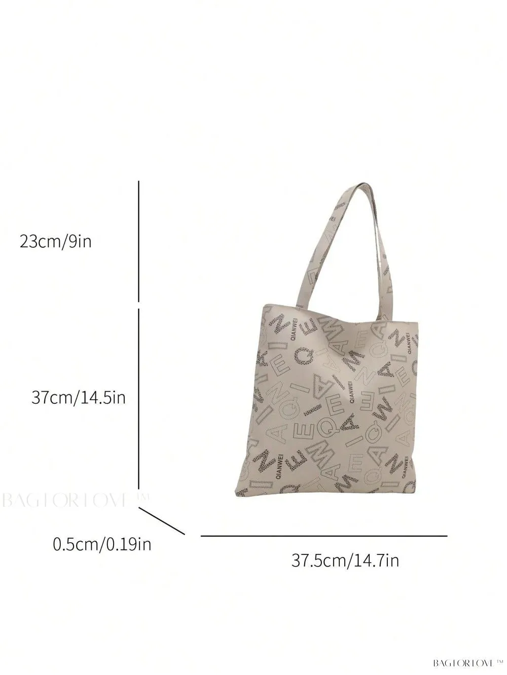 BagForLove - Trendy Woven Beach Tote, Minimalist Design for Women