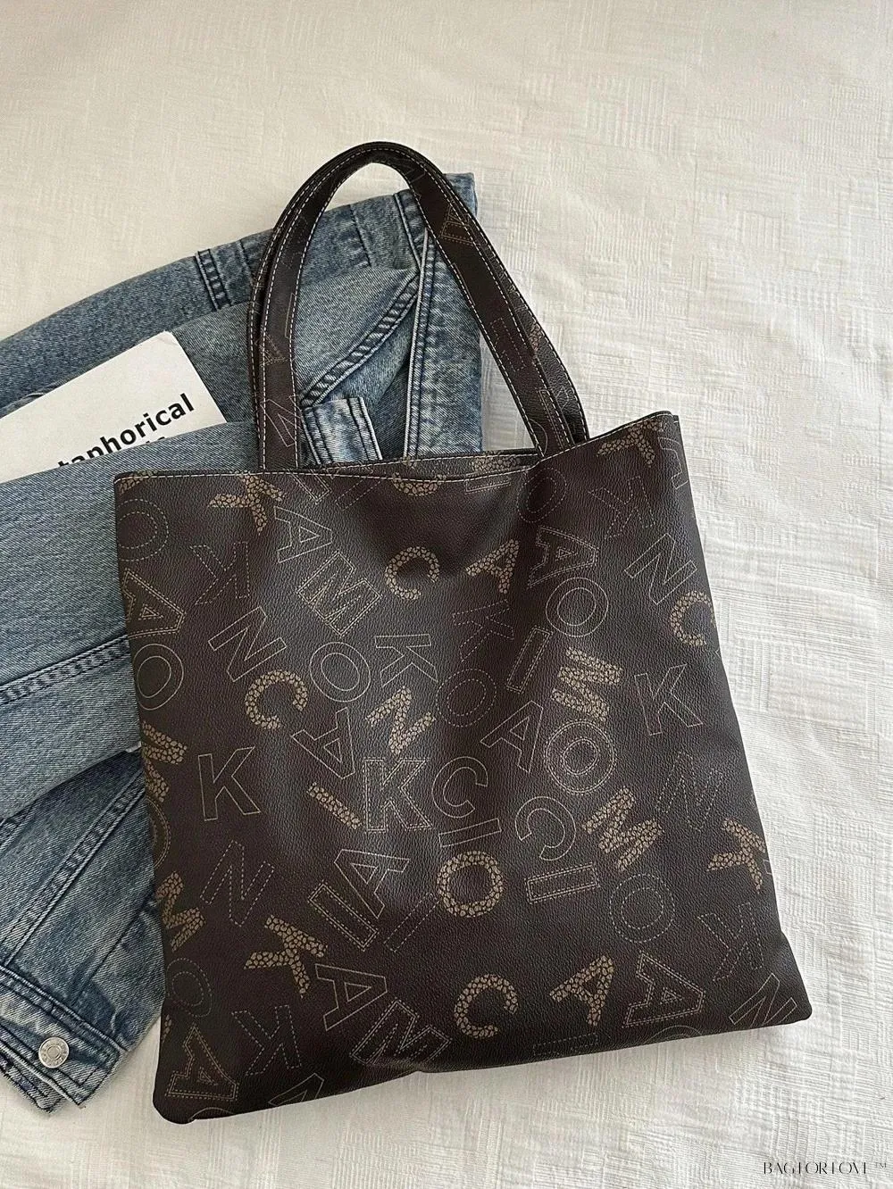 BagForLove - Trendy Woven Beach Tote, Minimalist Design for Women