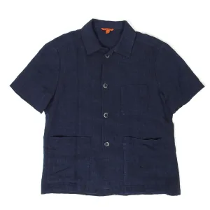 Barena Venezia Linen SS Shirt Size 48