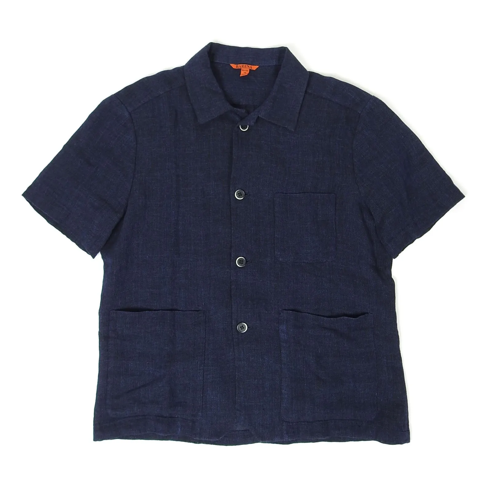 Barena Venezia Linen SS Shirt Size 48