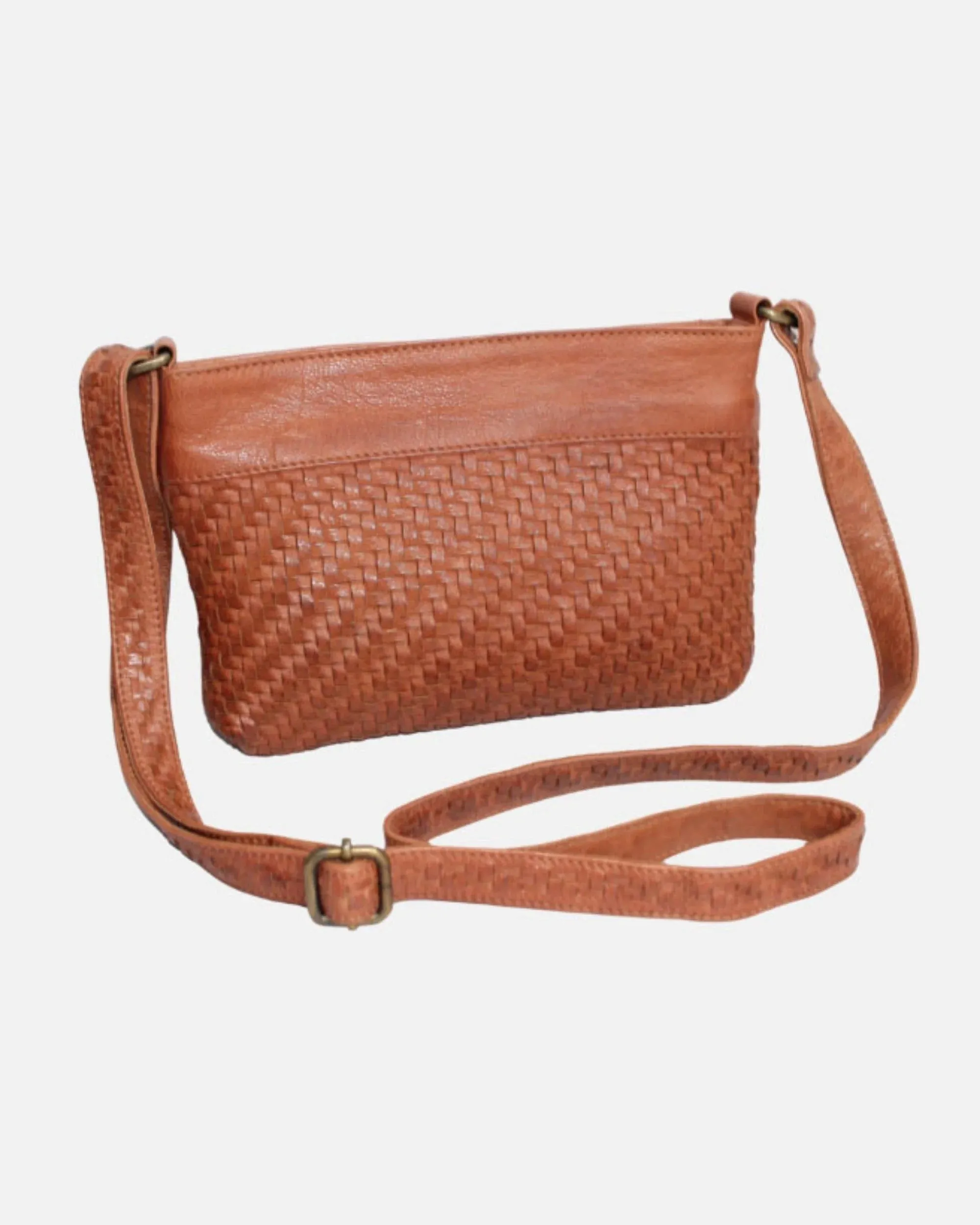 Bartels | Hand-Woven Leather Mini Crossbody Bag