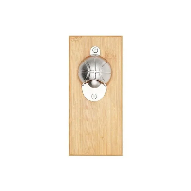 Basketball  or Magnetic Bottle Opener Wall Cap Catcher