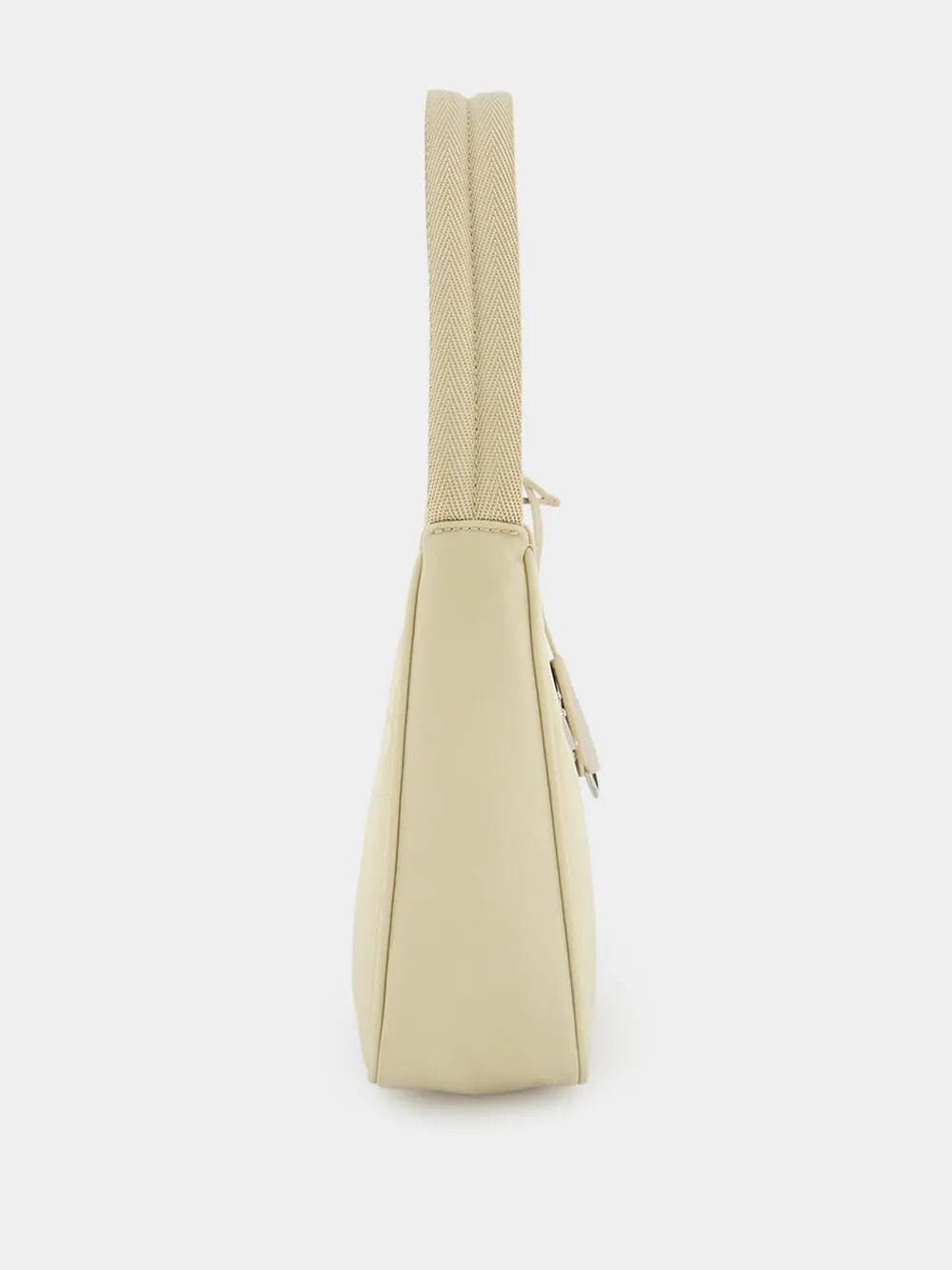 Beige Re-Nylon Shoulder Bag